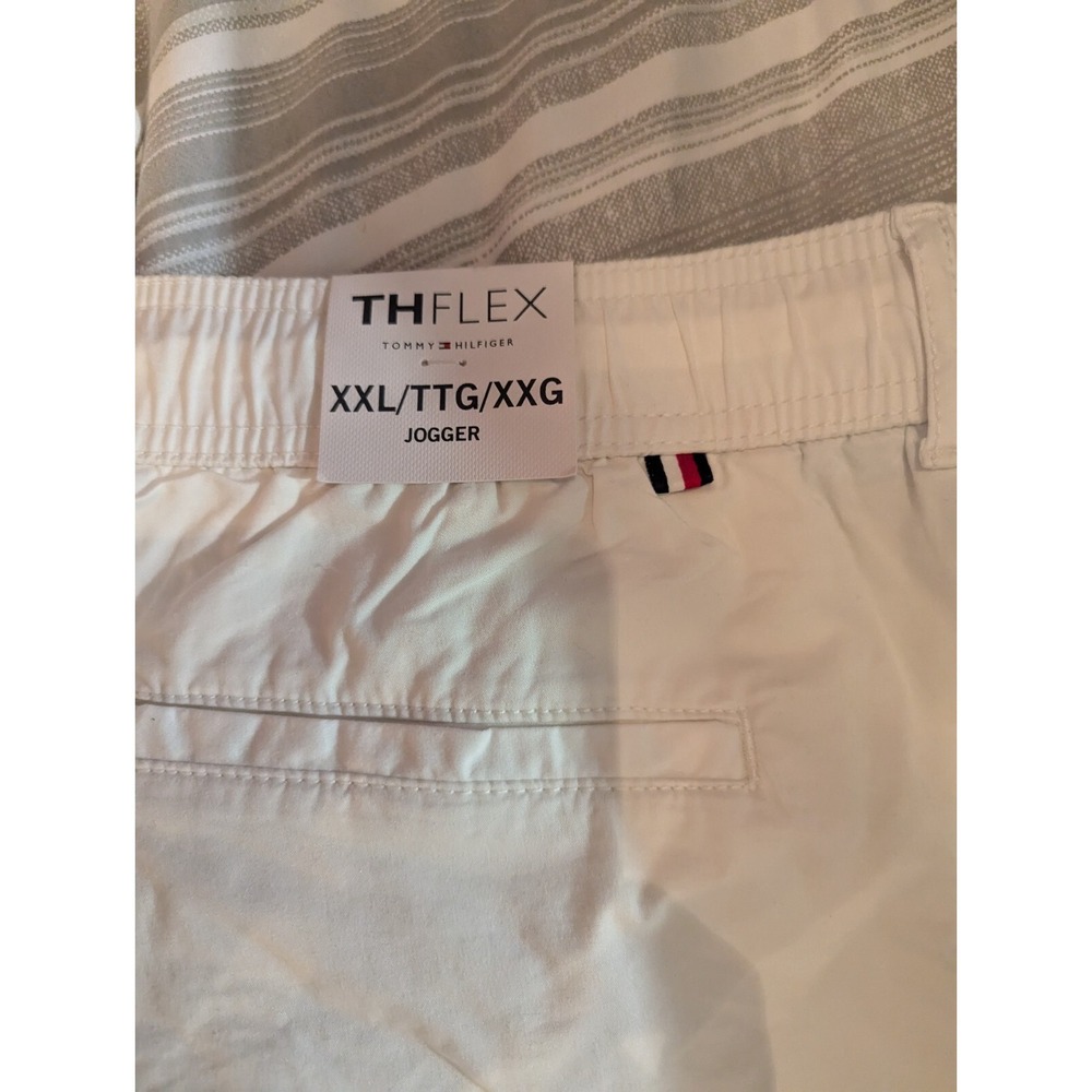 Tommy Hilfiger THFlex womens XXL white‎ stretch jogger pants NWT - Picture 9 of 10